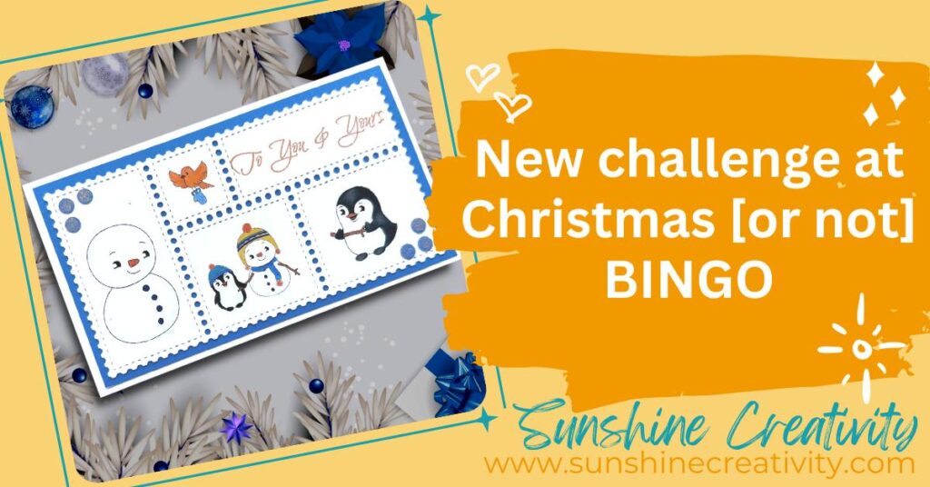 Design Team Project Christmas [or not] BINGO challenge for May 2024