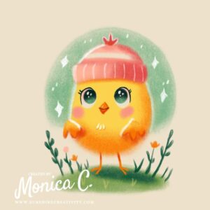 I used one of Flo's Art Tutorials to draw this cute little chick.