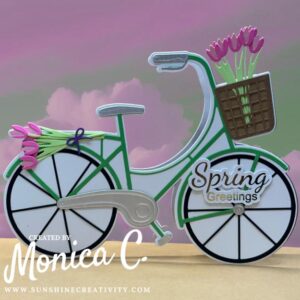 4 Seasons  - Spring bicycle