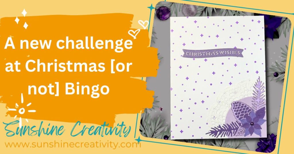 Christmas [or not] Bingo November 2024 challenge is live