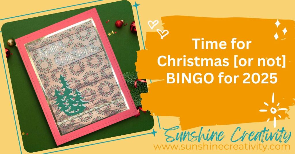 Christmas [or not] BINGO challenge for 2025