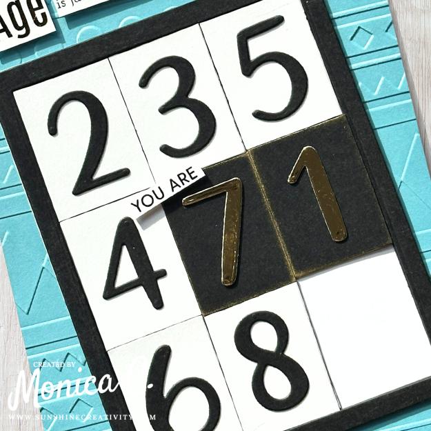 Using Classy Numbers to create two interesting and cheery cards