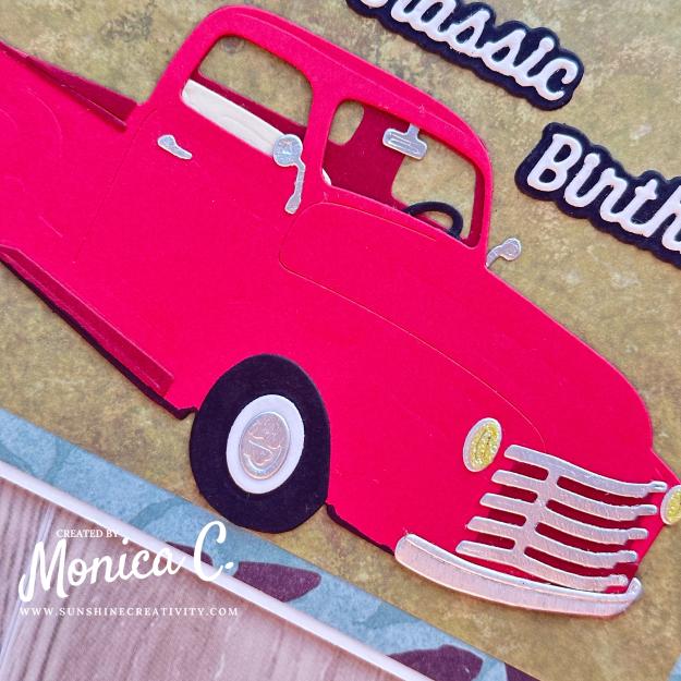 Up close, the truck from the Classic Road Legends collection