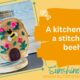 Felt & Stitch Beehive on a sweet treat jar