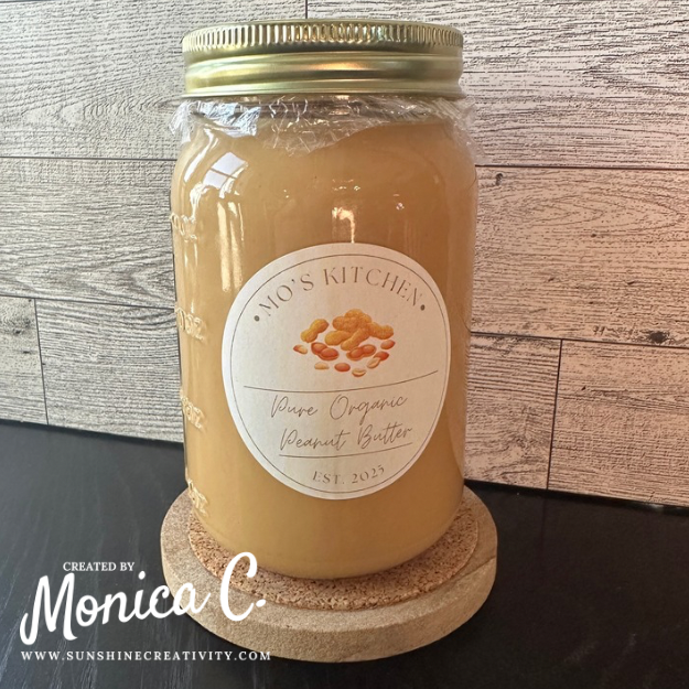 Not a Felt & Stitch Beehive project, but some homemade peanut butter