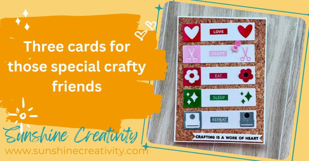 Creating cards for crafty ffiends is easy with these die sets