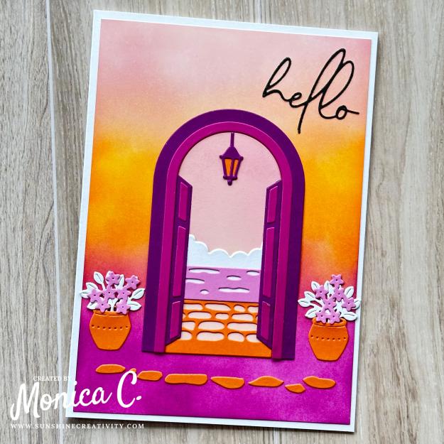 Using a gorgeous color challenge to create a whimsical design