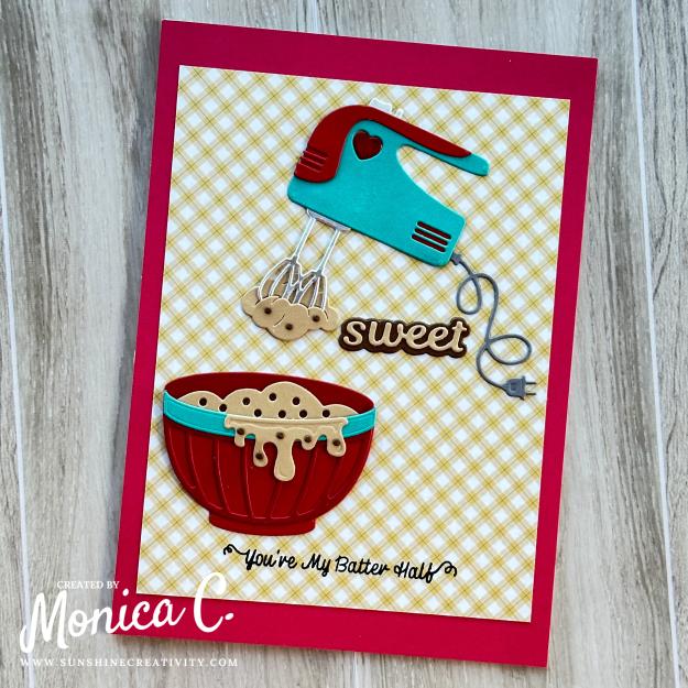 Using the Make It & Bake It Collection for a Valentines Day card