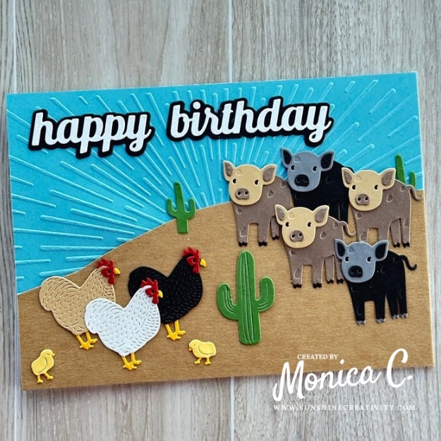 Creating with Spellbinders On the Farm dies