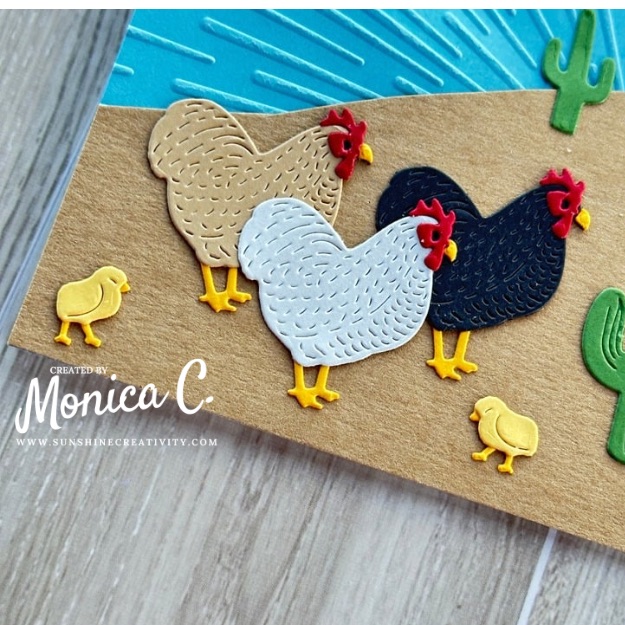 The Spring Chickens from the Spellbinders On the Farm collection