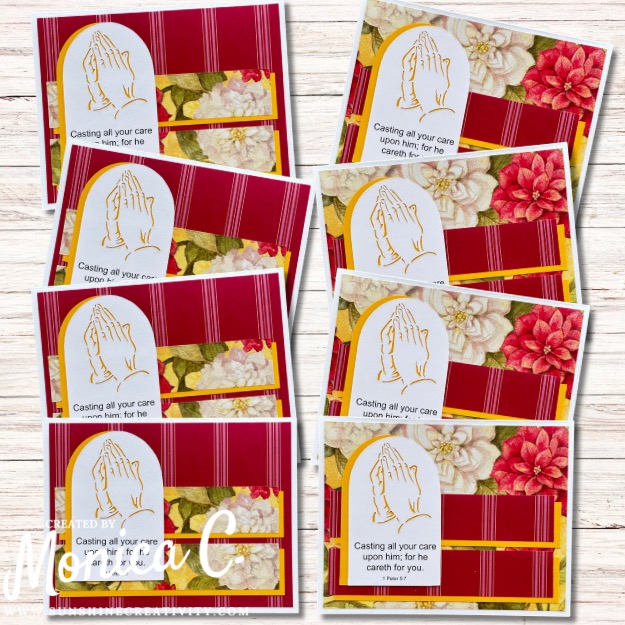 March 2026 Sheetload of Cards all lined up together