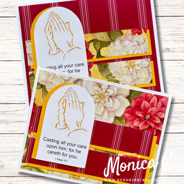 A close up of the first set of March 2026 Sheetload of Cards