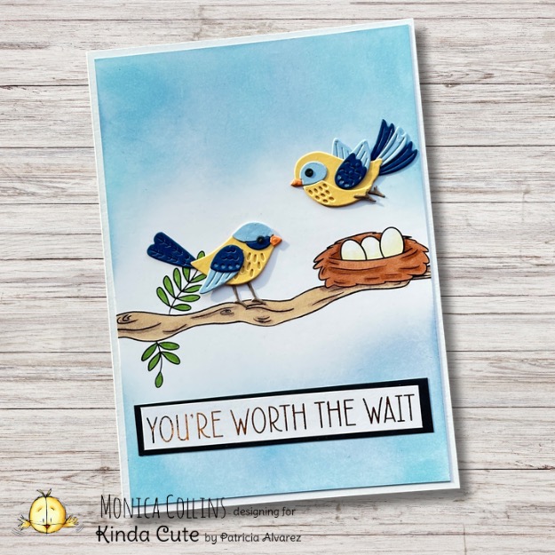 Using die cuts together with the Sloth Digital Stamp set images