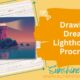 Dreamy Lighthouse digital art drawing