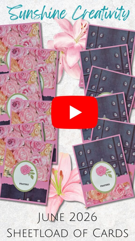 See my reel of the June 2026 Sheetload of Cards