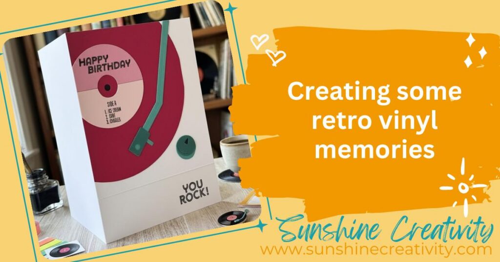 Creating four cards with the Vintage Vinyl Collection