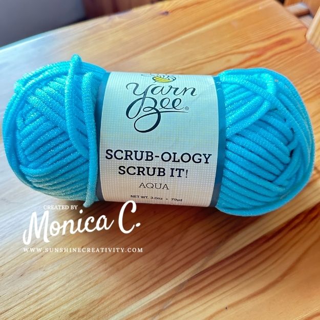 The Scrub-Ology ball of yarn