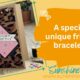 Making a card with paper friendship bracelets
