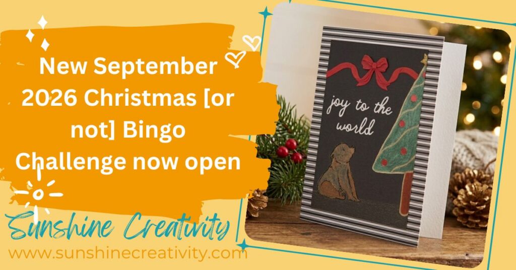 New September 2026 Christmas [or not] Bingo Challenge now open