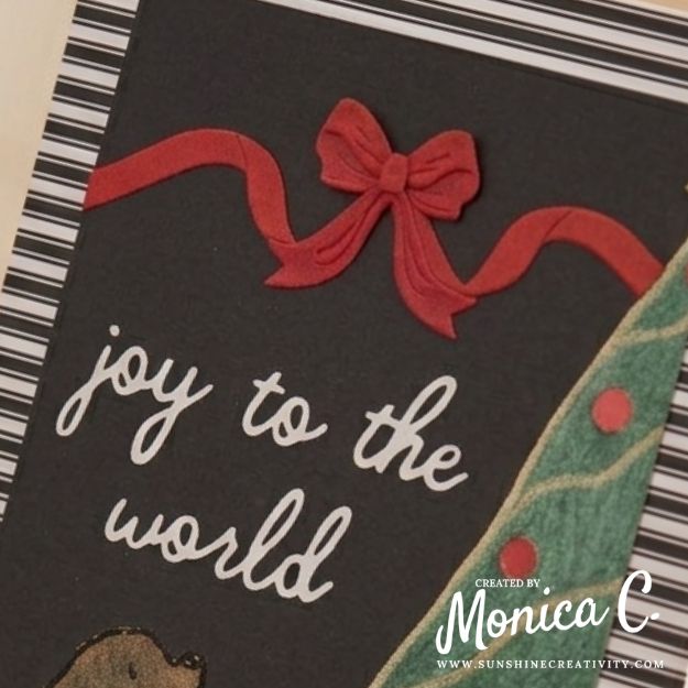 The beautiful garland in my September 2026 Christmas [or not] Bingo Challenge DT project