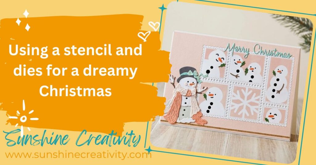 My dreamy Christmas card for our challenge