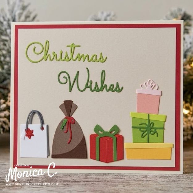 A simple Gift Boxes & bags card