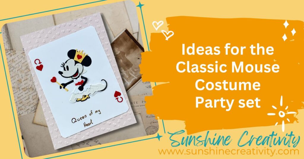 Classic Mouse Costume Party die set used differently